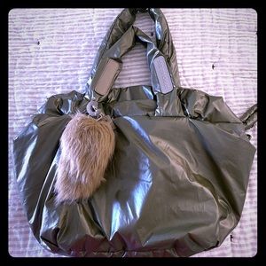 See By Chloe Joyrider Logos Nylon Green Bag